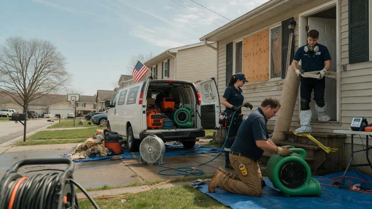 Water Damage Restoration in Alpha, IL near me